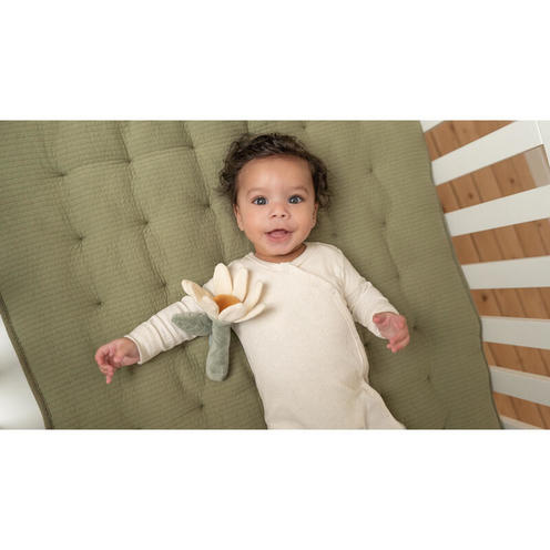 Hochet peluche fleur - Little Farm - LITTLE DUTCH