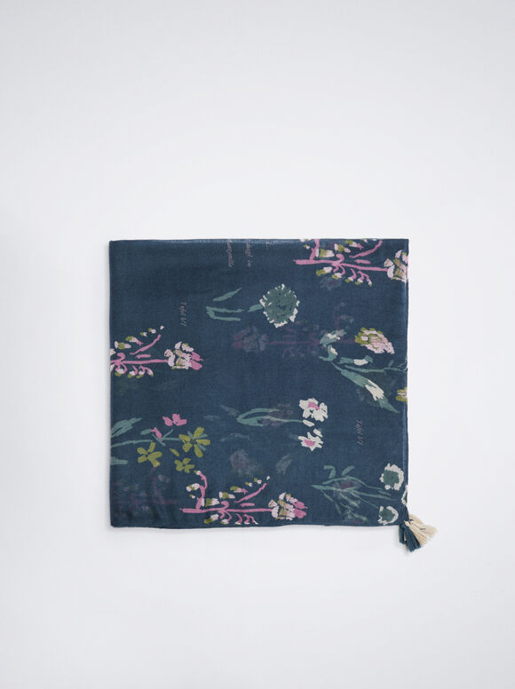 Lenço estampado - Verde