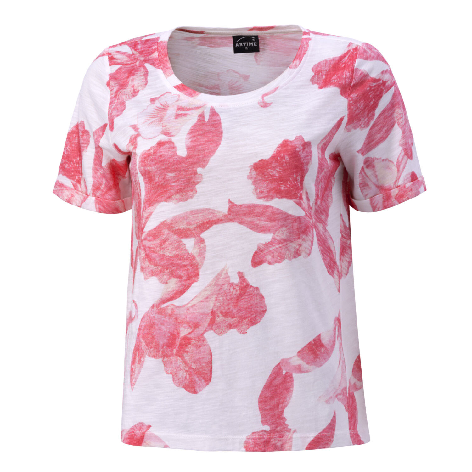 Damen T-Shirt mit floralem Print