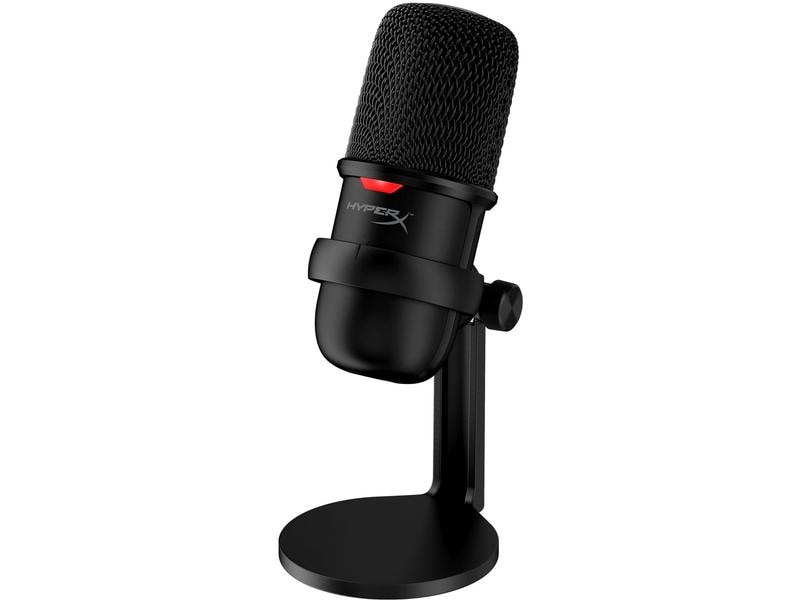 HyperX Mikrofon SoloCast Gaming-USB-Mikrofon mit LED Anzeige