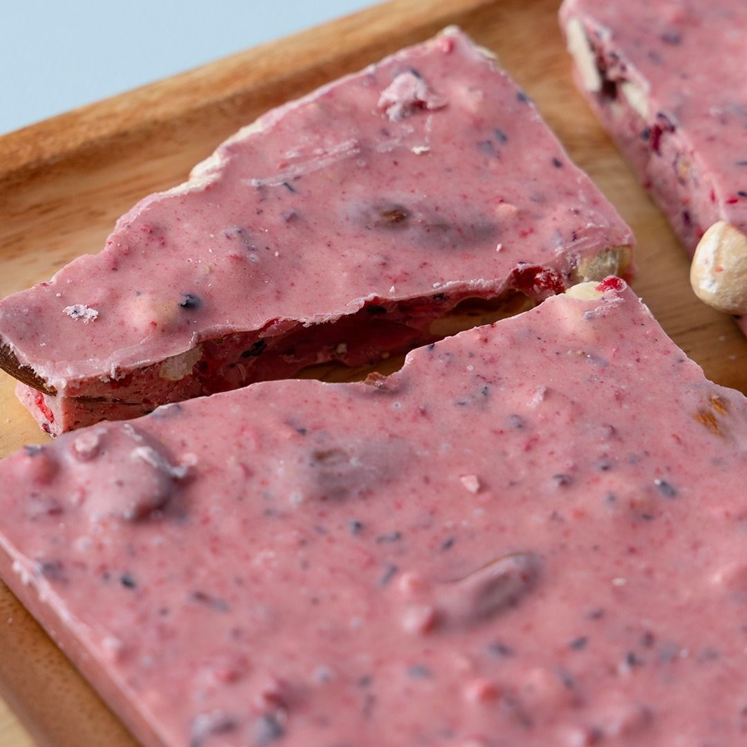 Chocolade rood fruit breekplaat brokken