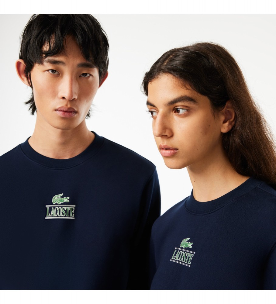 Moletom Lacoste Jogger com estampa da marca em azul marinho