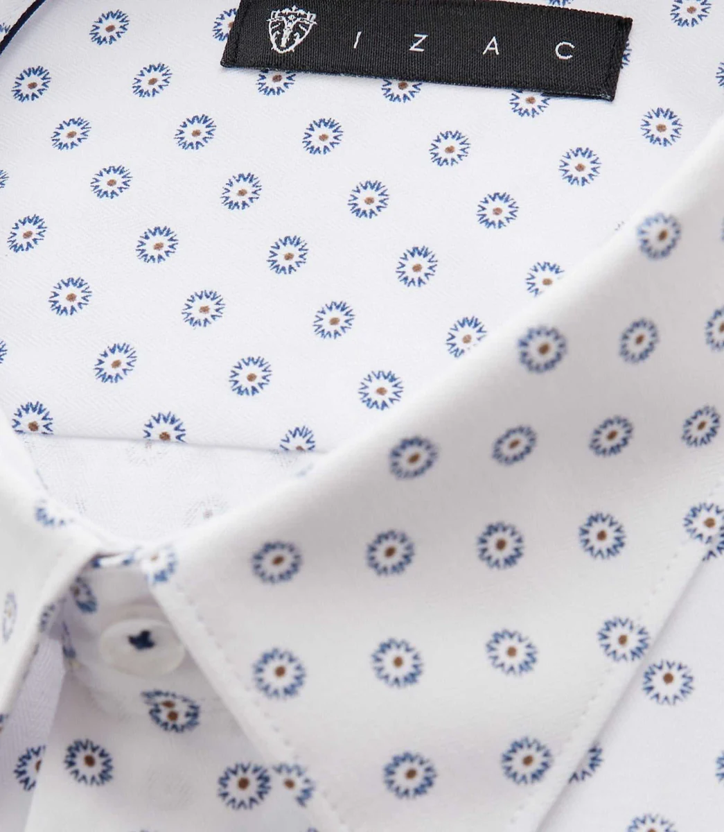 Chemise ville blanche et marine 