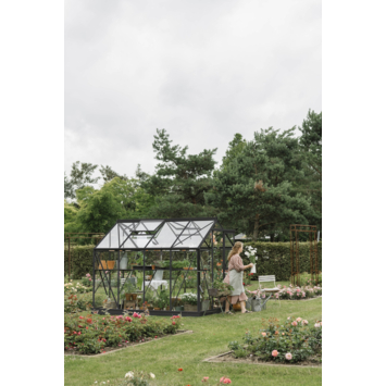 Royal Well Mary II kweekkas full option aluminium zwart 6,0 m²