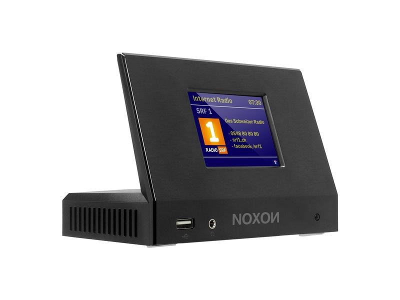 Noxon Radio-Tuner A120 Schwarz Adapter für UKW/DAB/DAB /UKW mit Internet-Radio