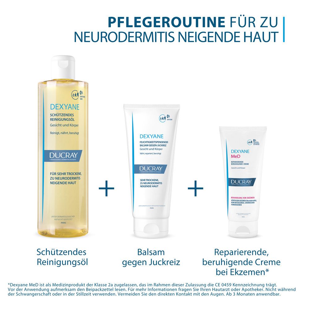 DUCRAY DEXYANE Balsam - Pflege bei trockener und zu Neurodermitis neigender Haut