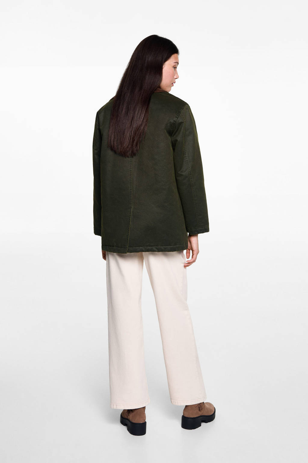 MANGO TEEN tussenjas groen