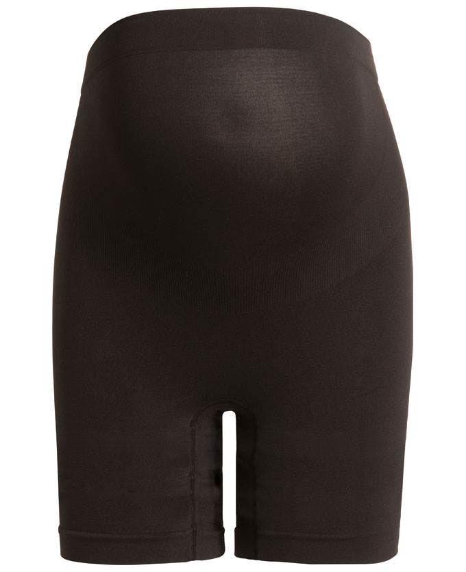 Noppies zwangerschapsshort seamless lang  effen zwart