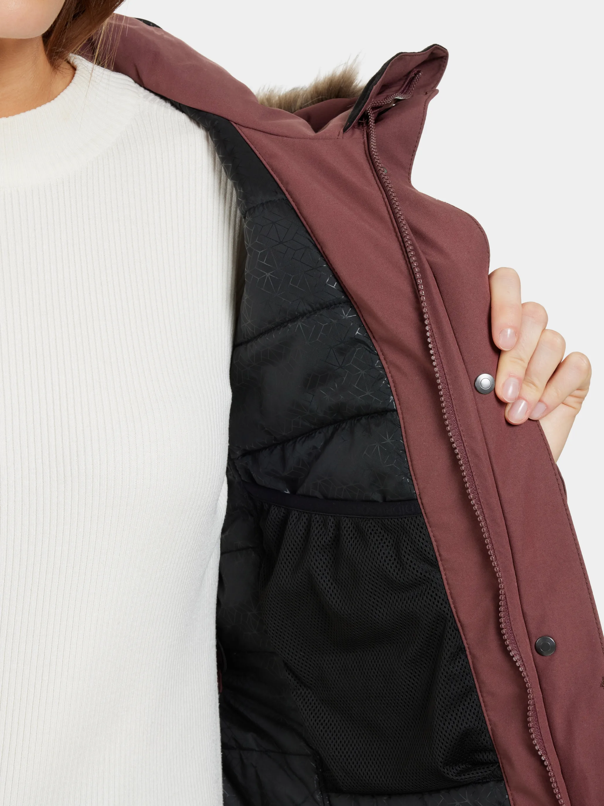 Didriksons Erika Wns Parka 3 Old Rust