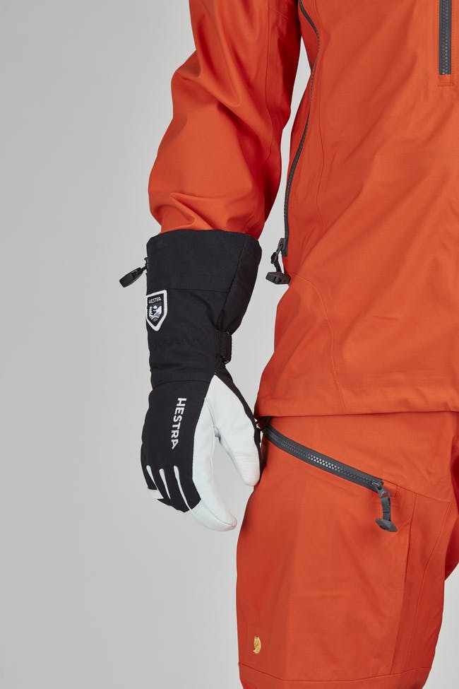 Hestra Army Leather Heli Ski 5 Finger<br>Supervarm med en rekke smarte funksjoner!