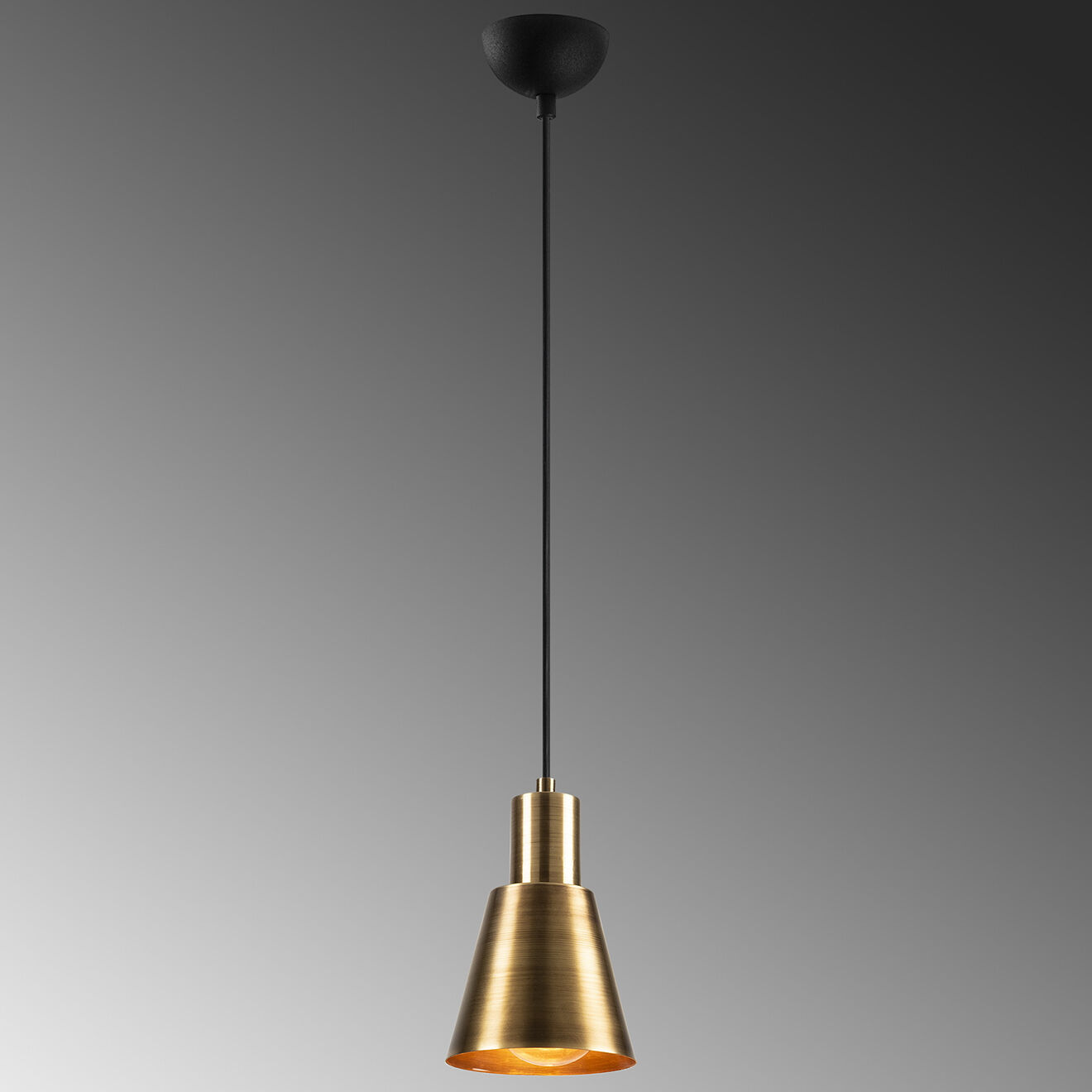 Opviq Suspension Kem noir/doré - 14x114 cm