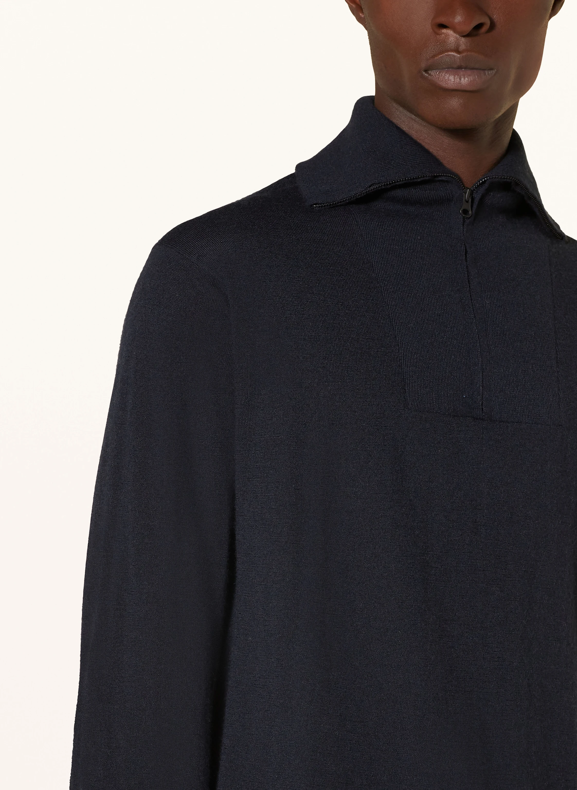 LISA YANG Strick-Poloshirt BOSCO aus Cashmere