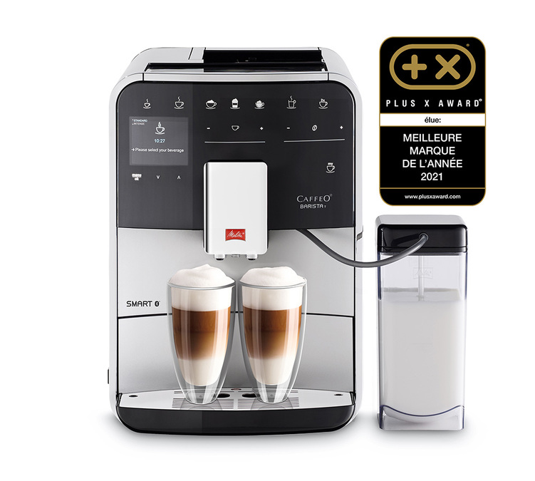 Melitta Barista T Smart Connectée Argent/Noir F830-101 Coloris:Argent