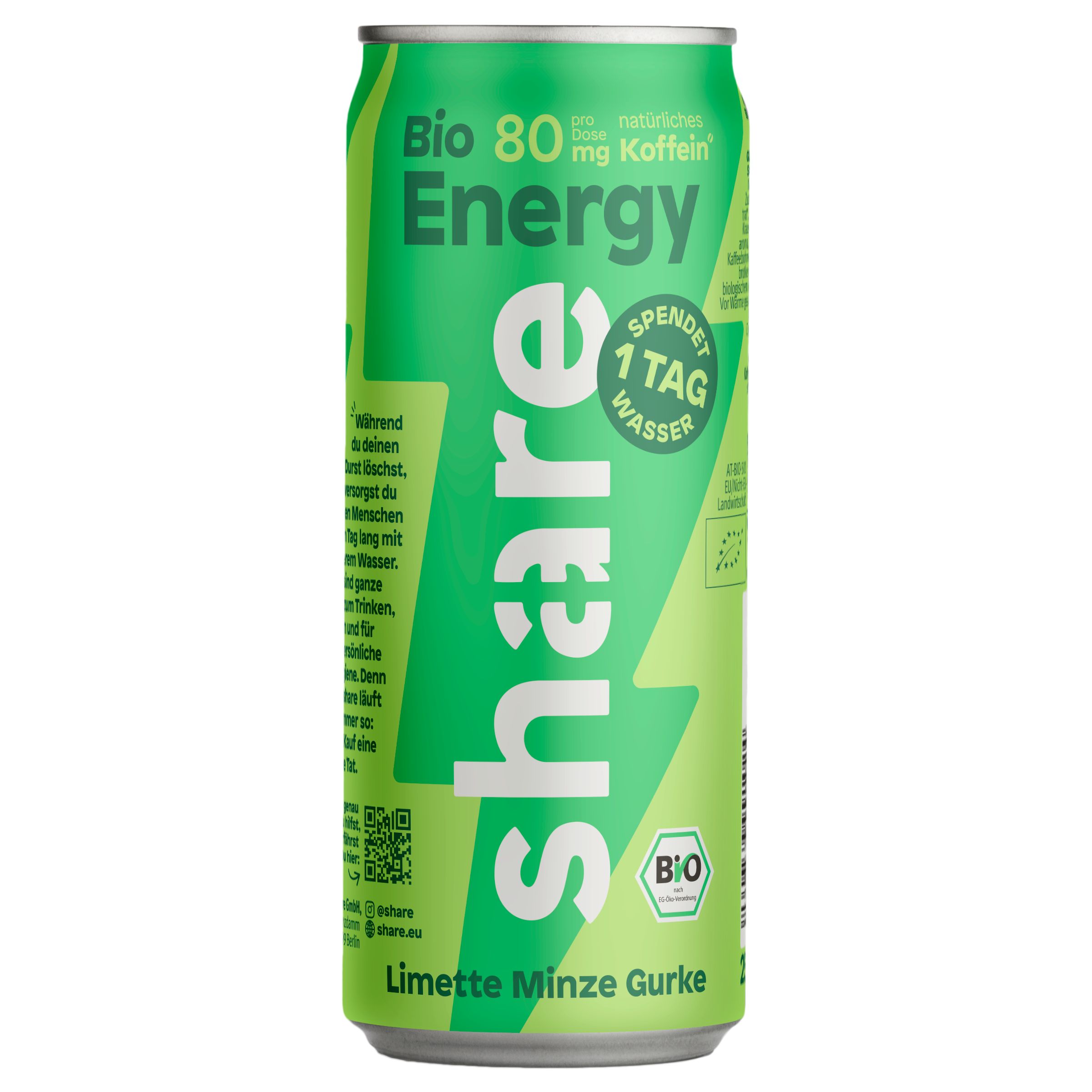 share Bio Energy Limette Minze & Gurke  in Alu Dose EW
