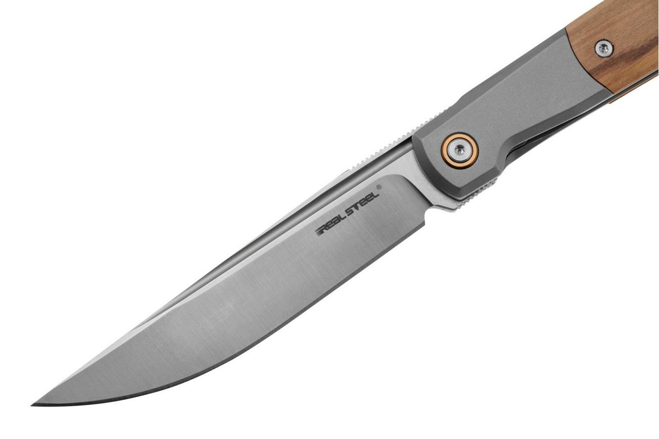 Real Steel Barlow RB-7 7893 CPM S35VN, Olive Wood zakmes, Ostap Hel design