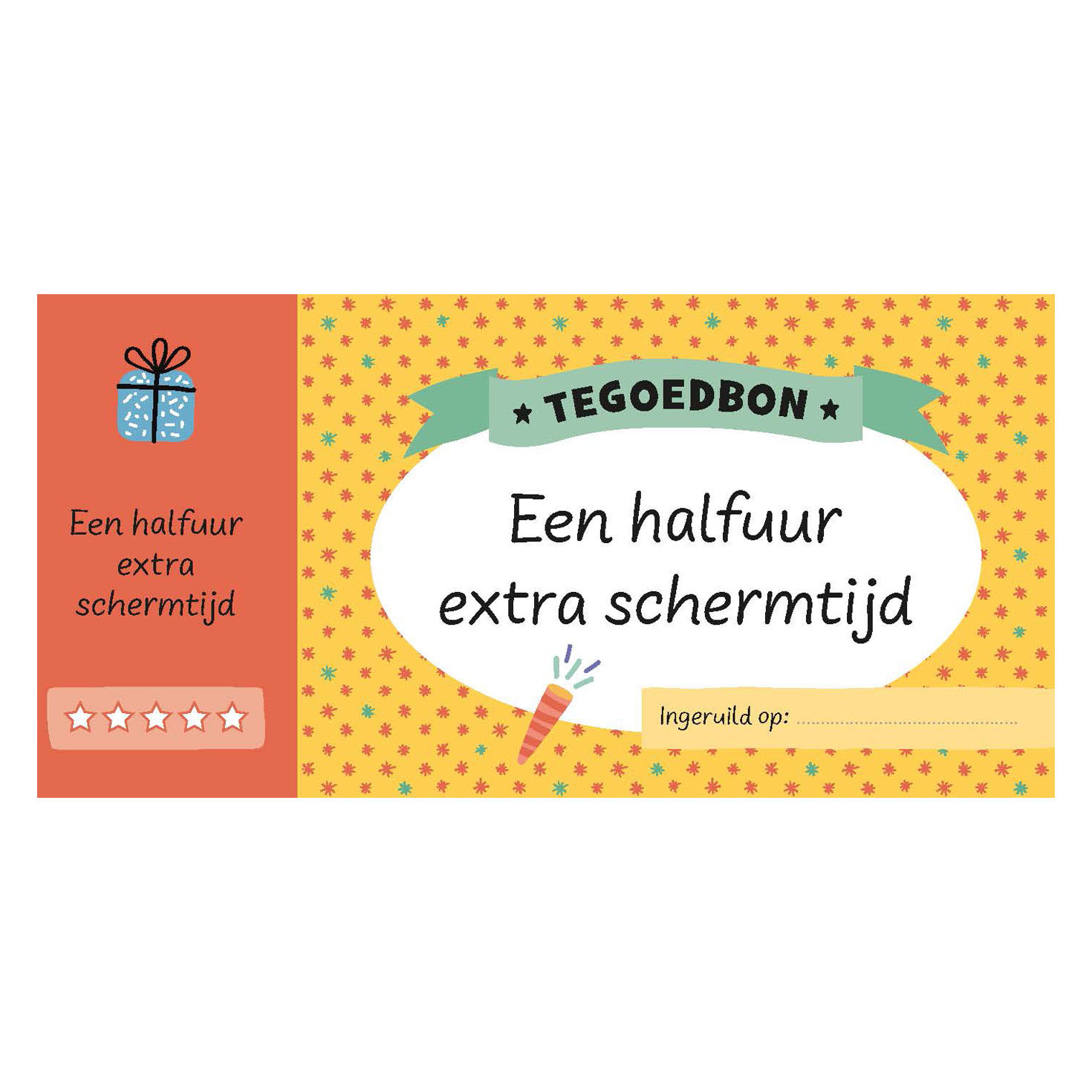 Supercoole Tegoedbonnen om aan je kind te geven