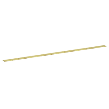 Tuinplank grenenhout ruw ca. 1,6 x 14 cm, lengte ca. 360 cm