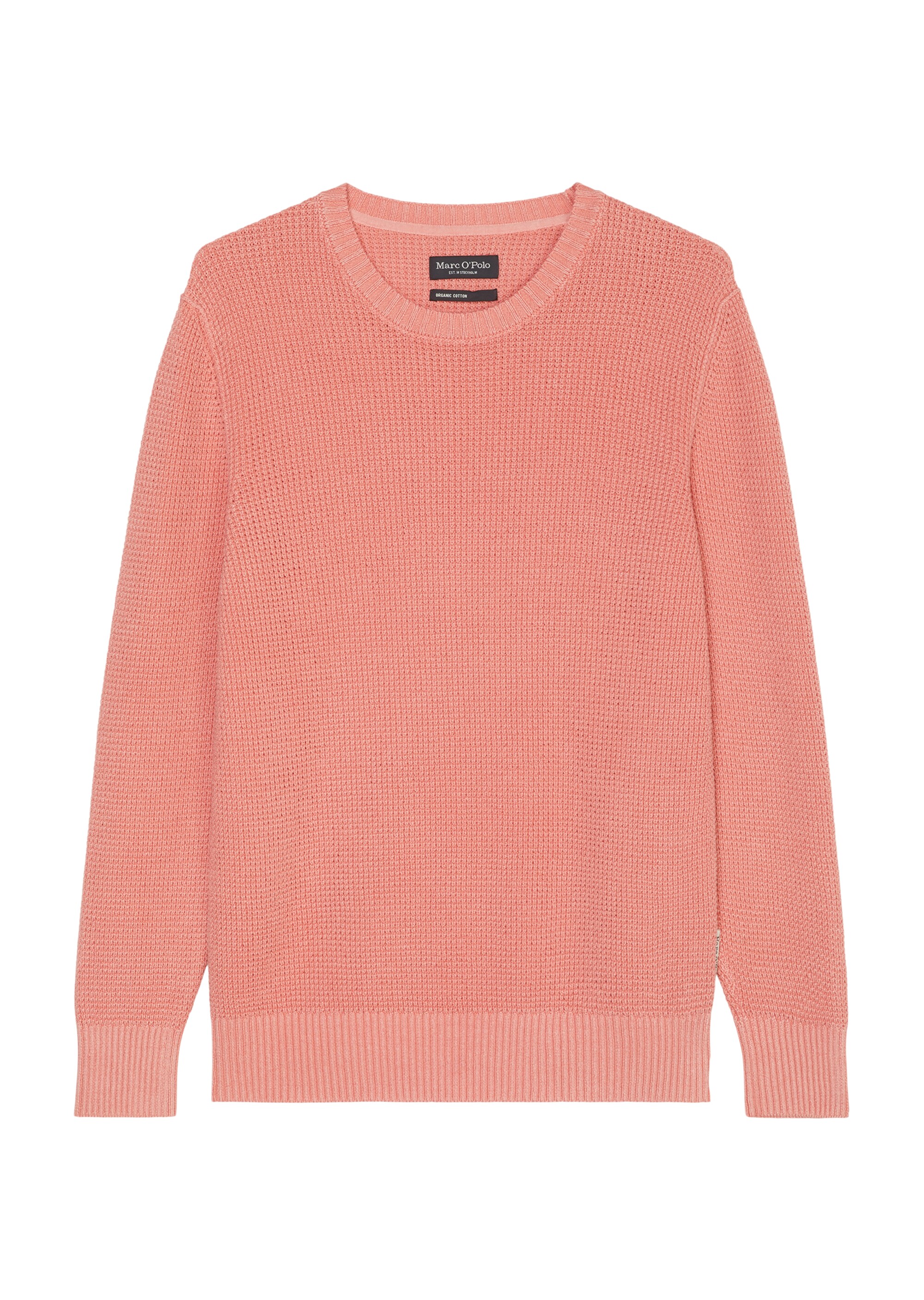 Pullover regular aus Bio-Baumwolle mit Struktur