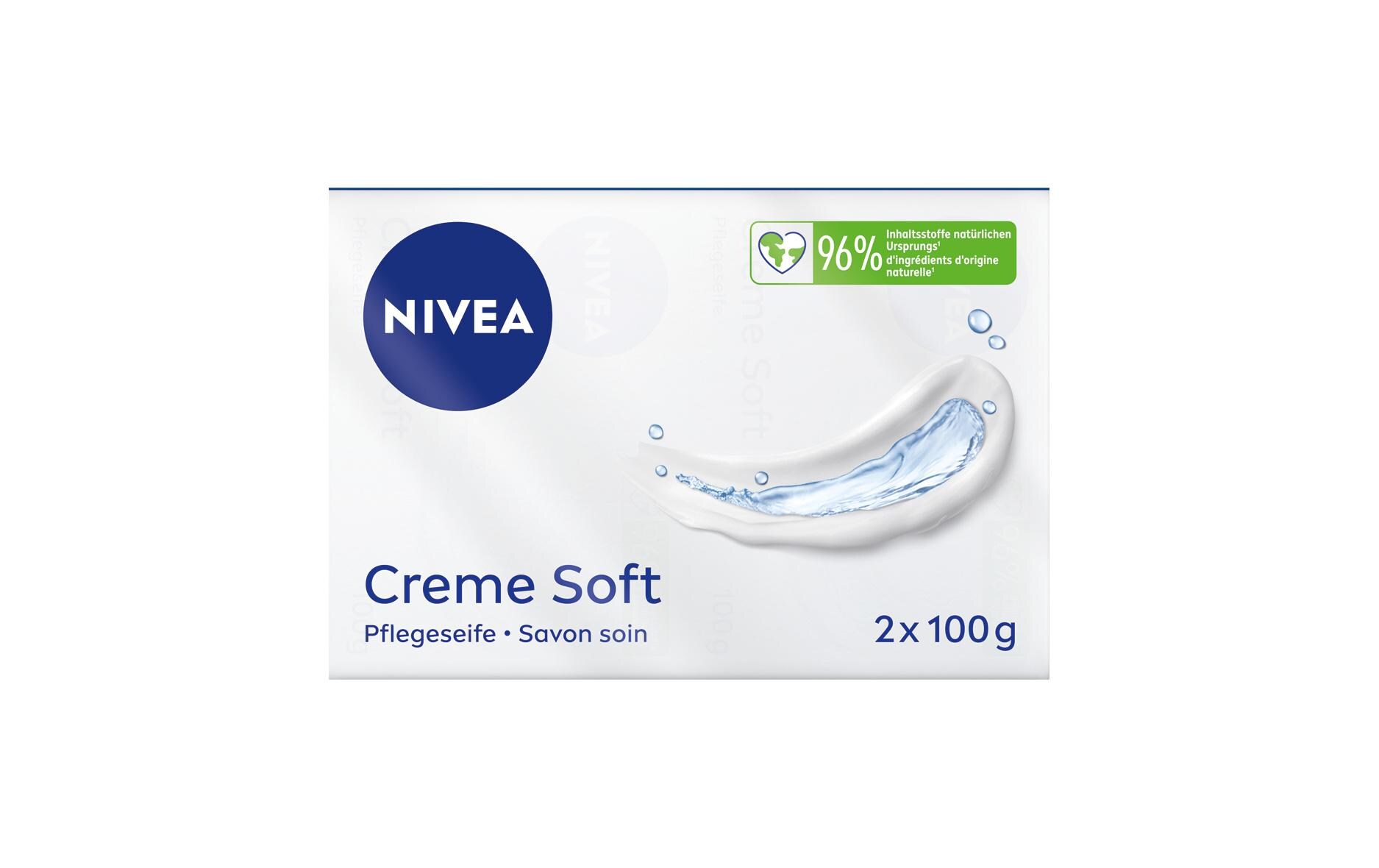 Seife Creme Soft 2 x 100 gPflegende Cremeseife