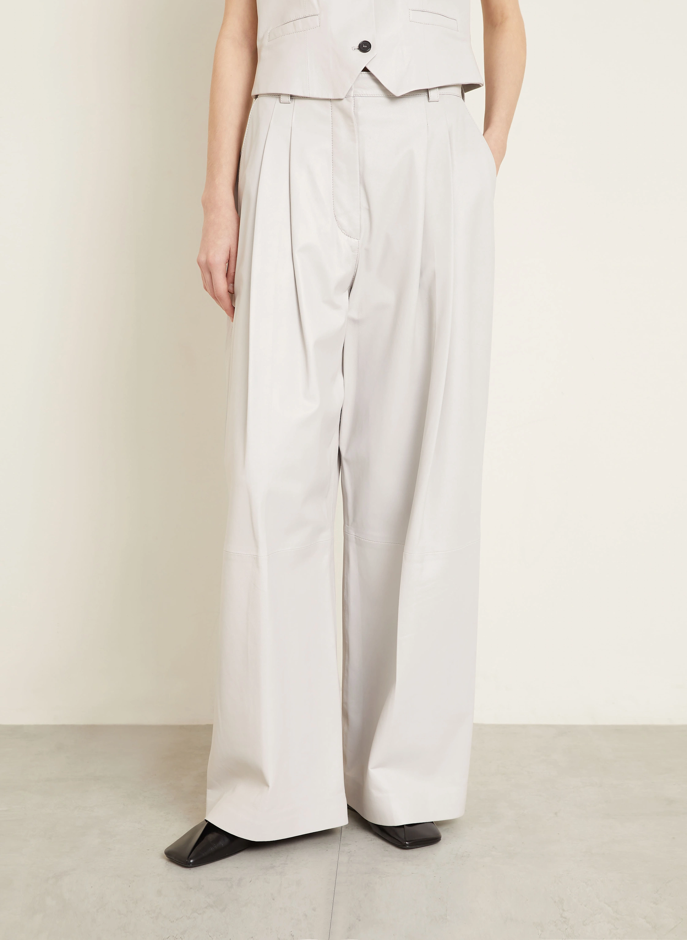 UTZON Marlenehose DRAGON aus Leder