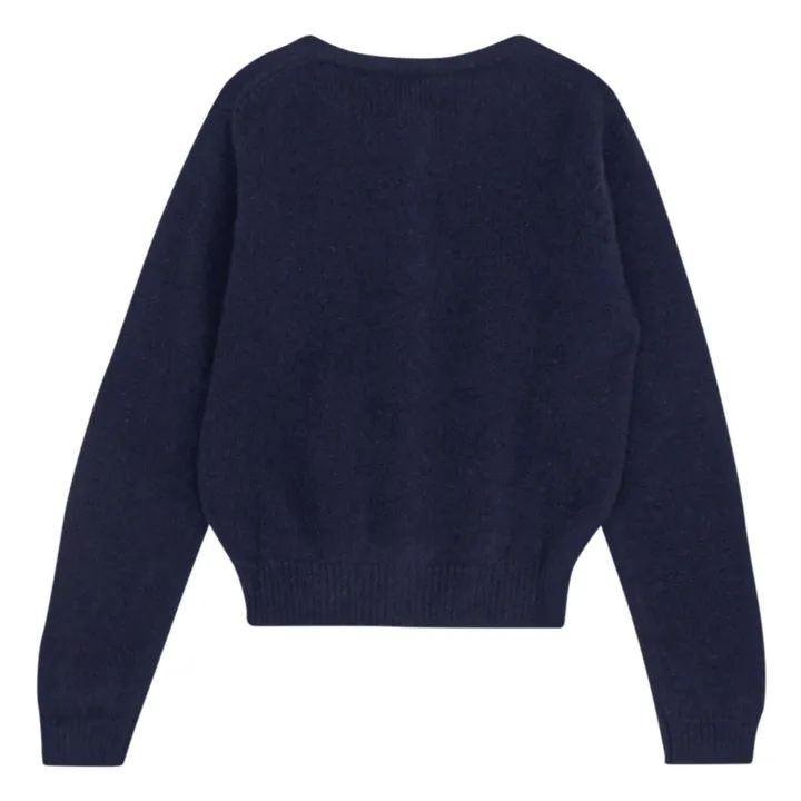 Caramel Cardigan Cachemire Gadwell | Bleu nuit