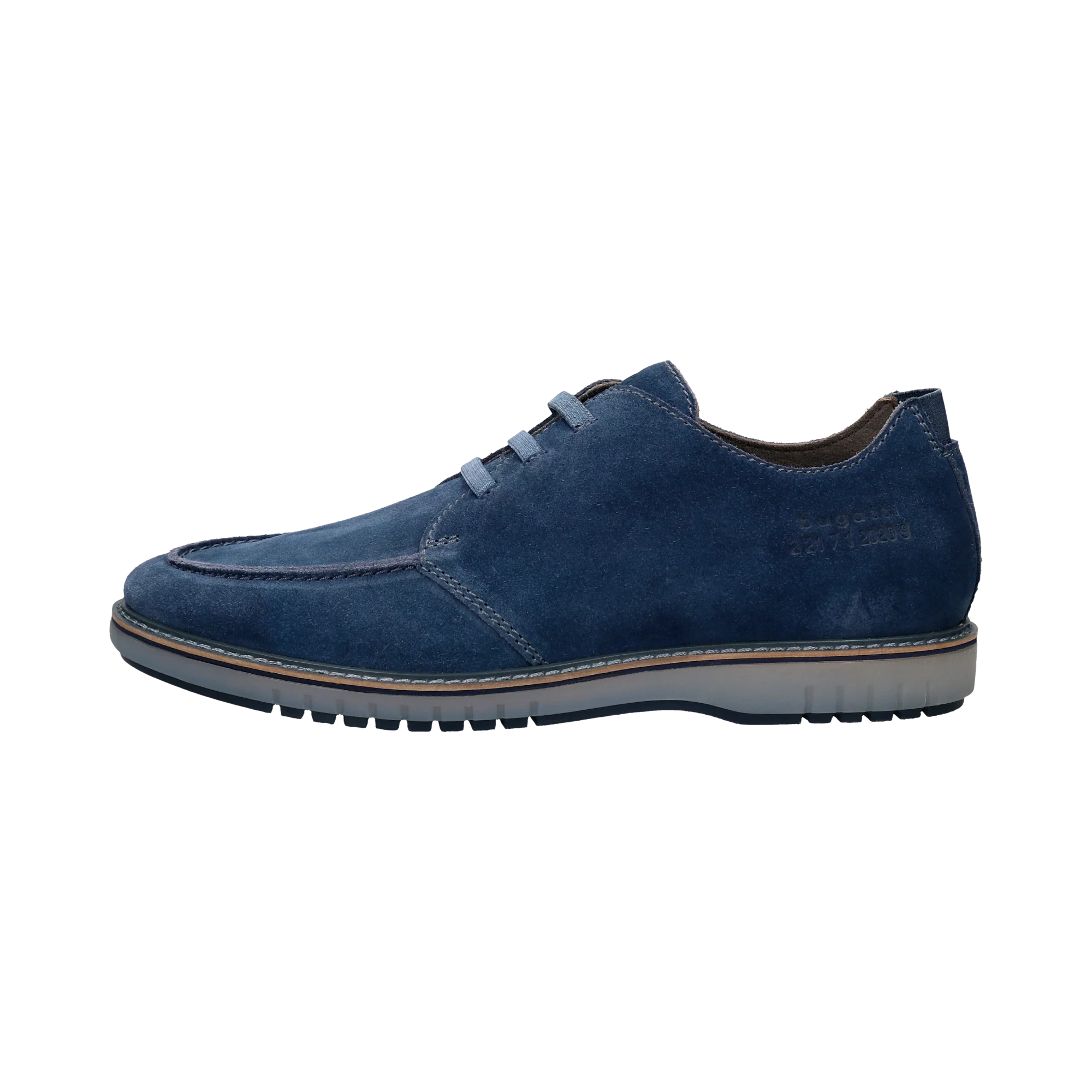 Leder Schnürer blau