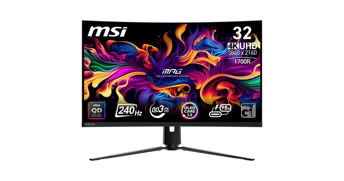 MSIMPG 321CURX QD-OLED 31.5
