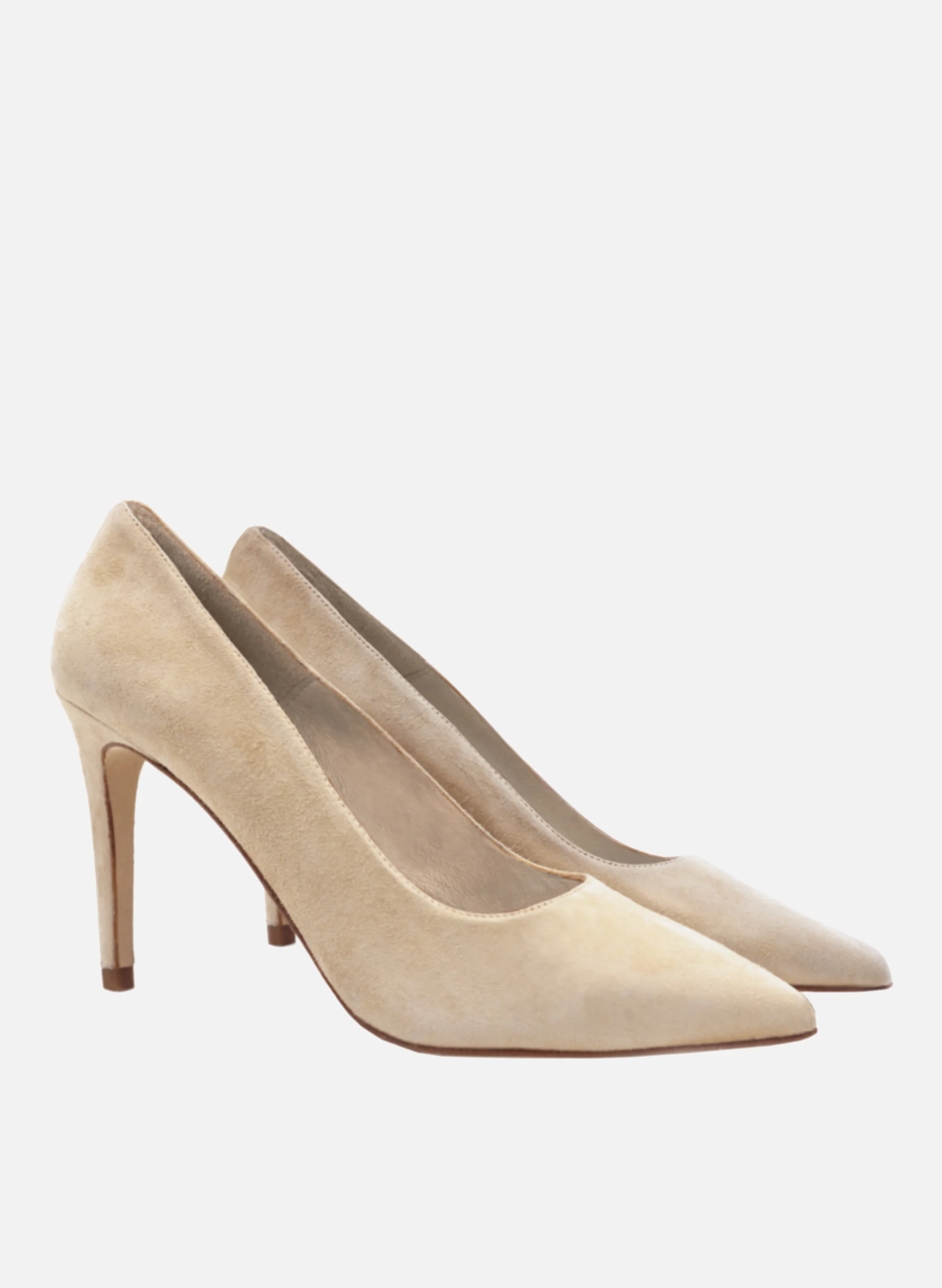 Escarpins classiques cuir daim | Beige