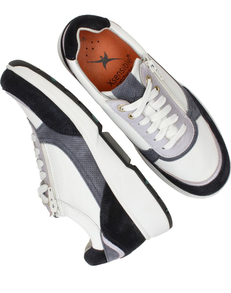 Xsensible Pristina Stretchwalker Sneakers Blauw Dames