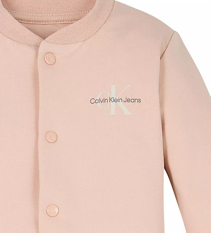 Calvin Klein Strampler - Monogramm - Baiser Blush