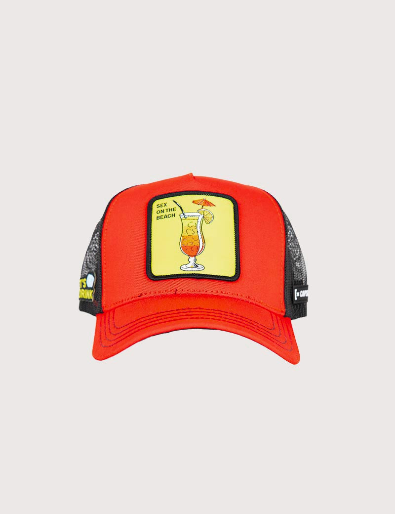 CAPSLAB CASQUETTE TRUCKER LOGO SEX ON THE BEACH