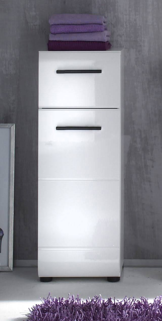 Unterschrank Skin weiß Hochglanz 30x79x31 cm