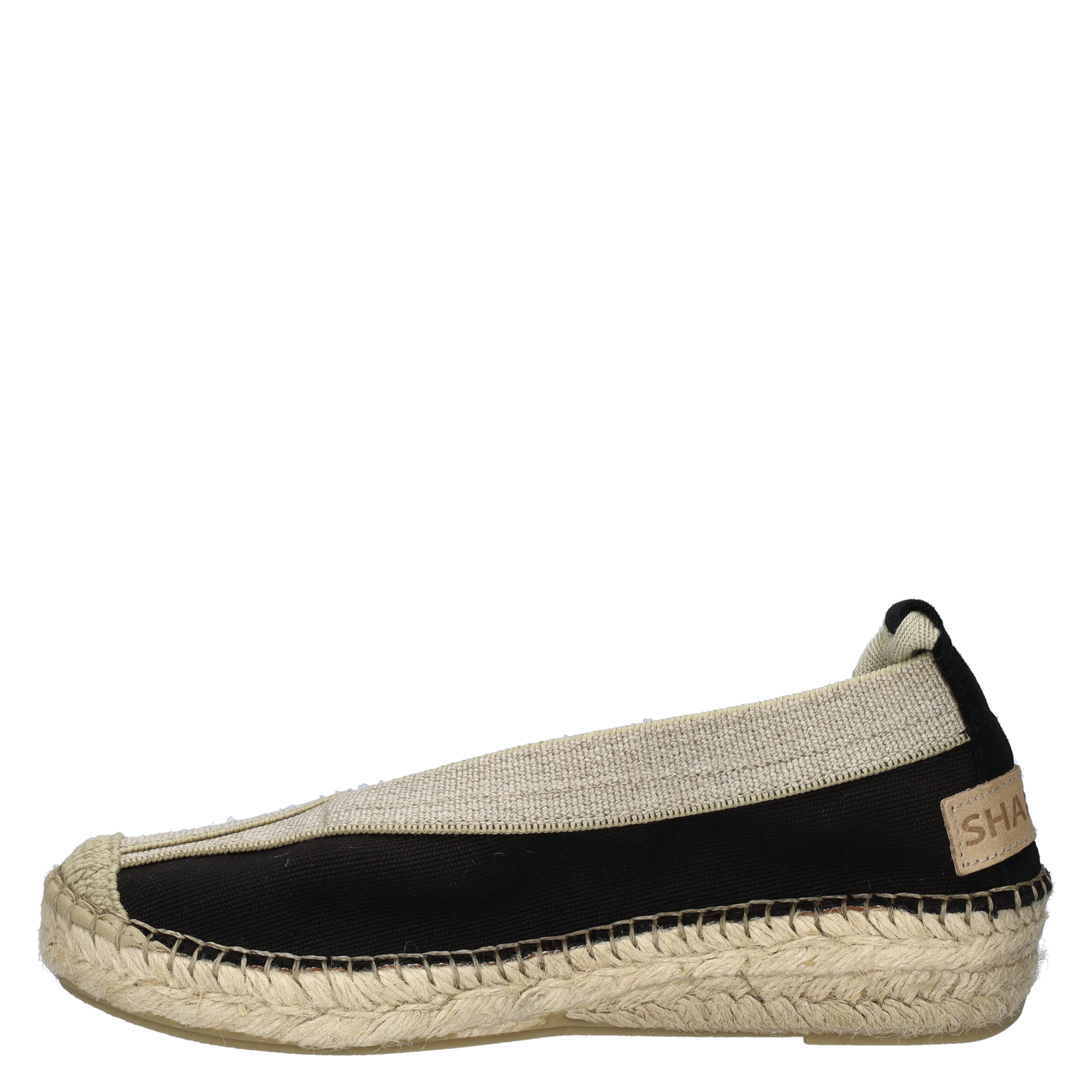 Shabbies Amsterdam Palma Kimono dames espadrille Shabbies Amsterdam Zwart