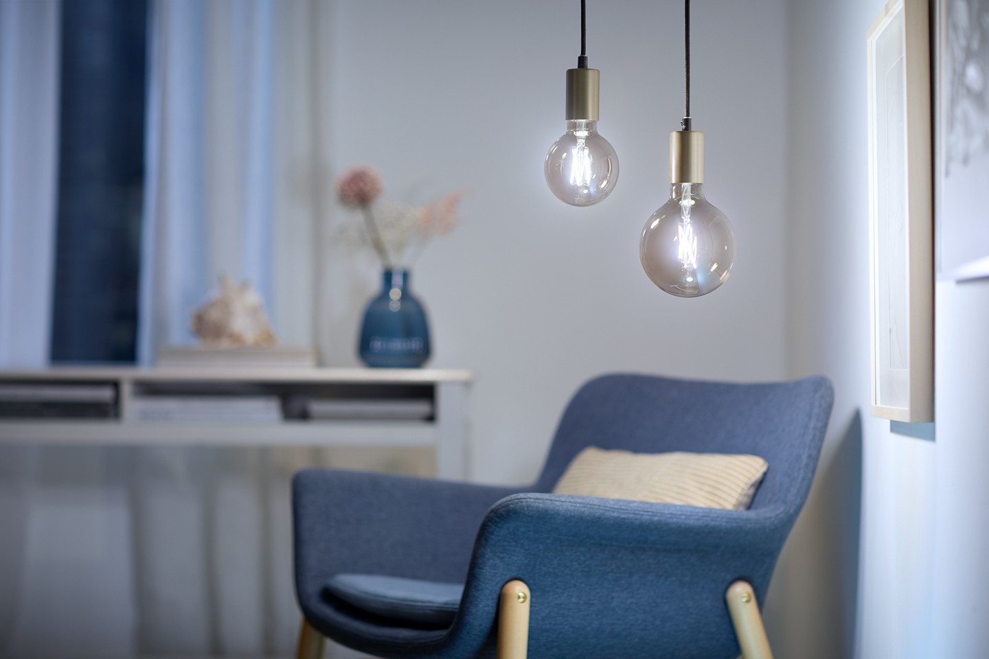 WiZ - G125 Amber Globe E27 Justerbar Hvid Smart Hjem