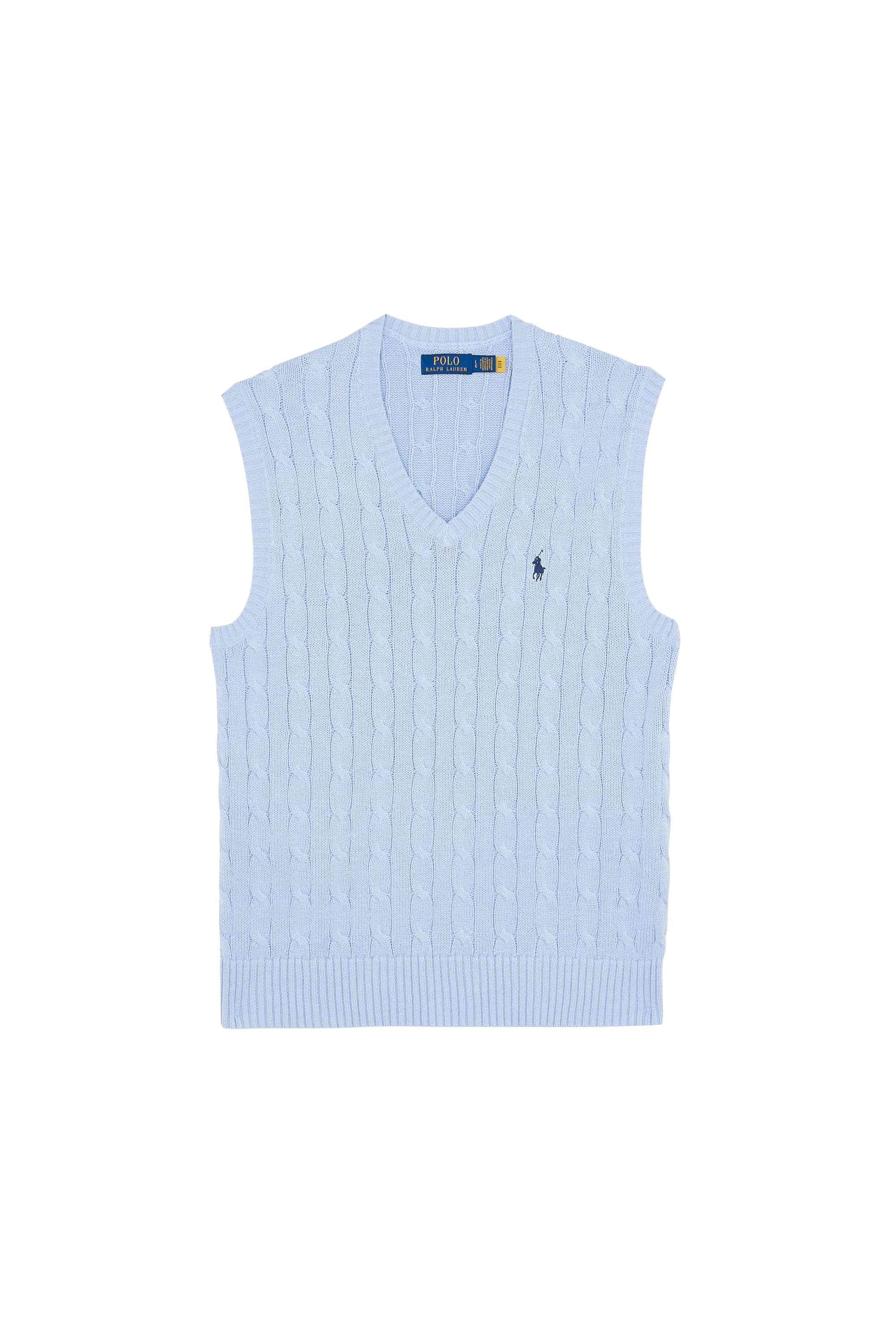 POLO RALPH LAUREN Pull 5/1 ROVING COTTON-SLS-VST Bleu