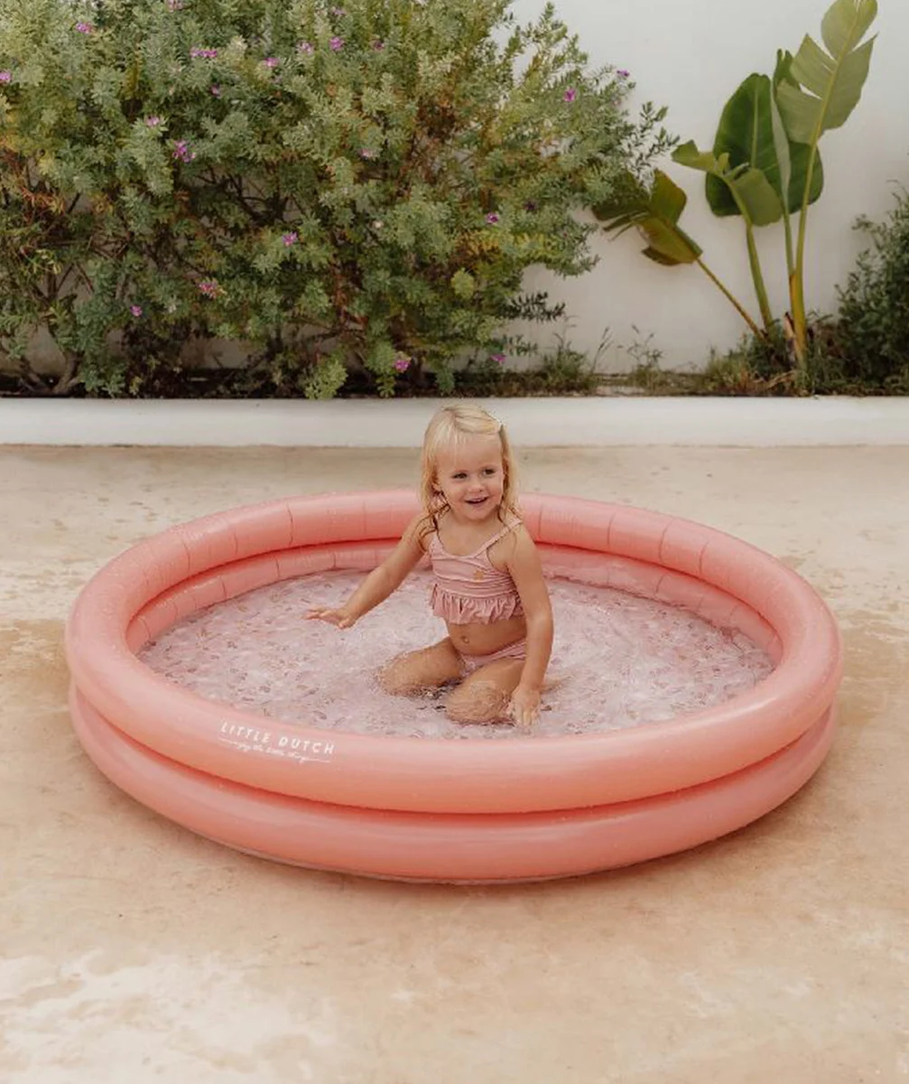 LITTLE DUTCHpiscine gonflable ocean dreams rose 150 cm