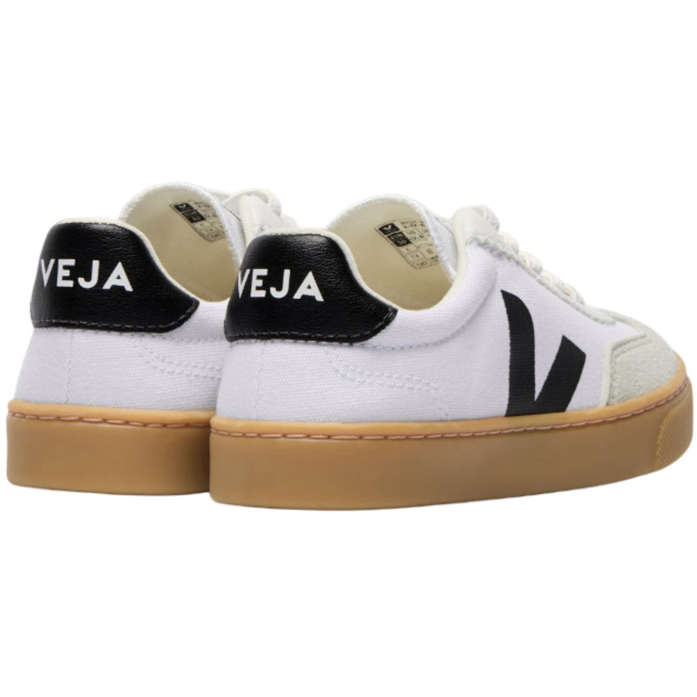 Køb Veja White Black Small Volley Sneakers