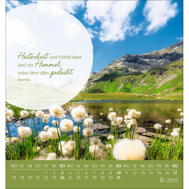 Postkartenkalender - 2025 -  Schön, dass es dich gibt!