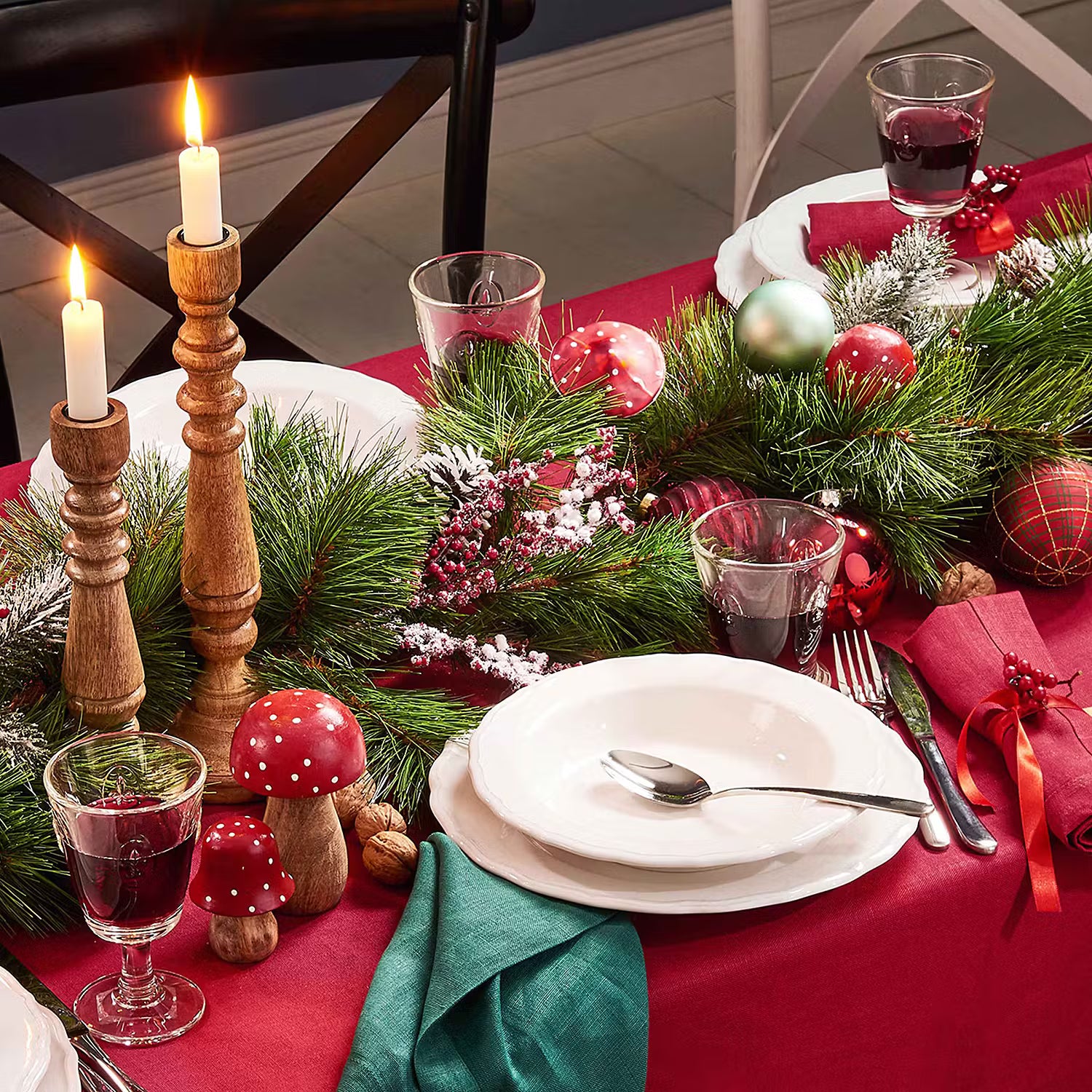 HANG ON Weihnachtskugel mit Herzchen 6er-Set