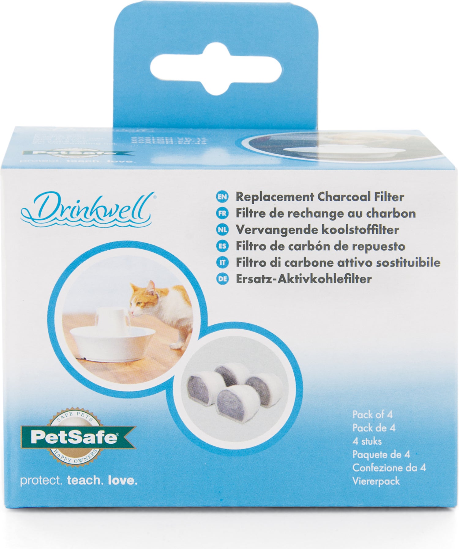 Petsafe drinkfontein Drinkwell vervanging koolfilter 4 stuks
