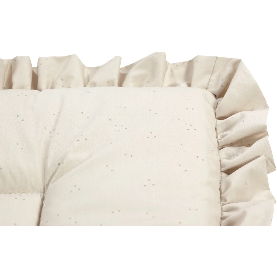 Alvi® Wickelauflage mit Stoffbezug Volant 85 x 70 cm
