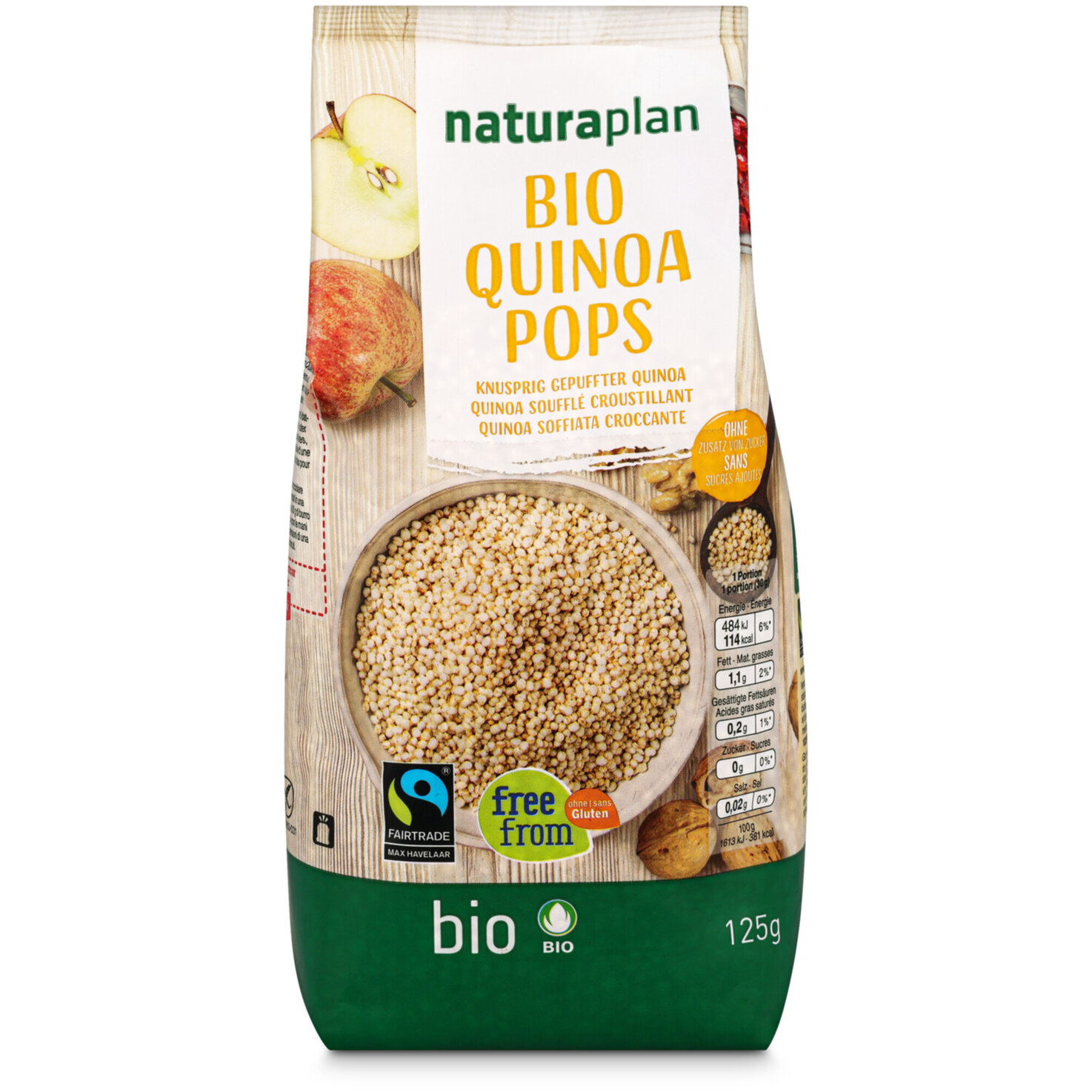 Naturaplan Bio Fairtrade Quinoapops