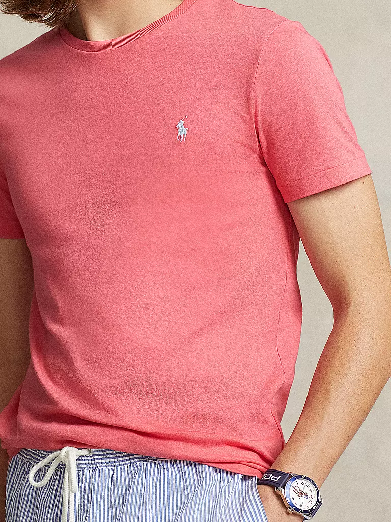 POLO RALPH LAUREN T-Shirt Custom Slim Fit rot