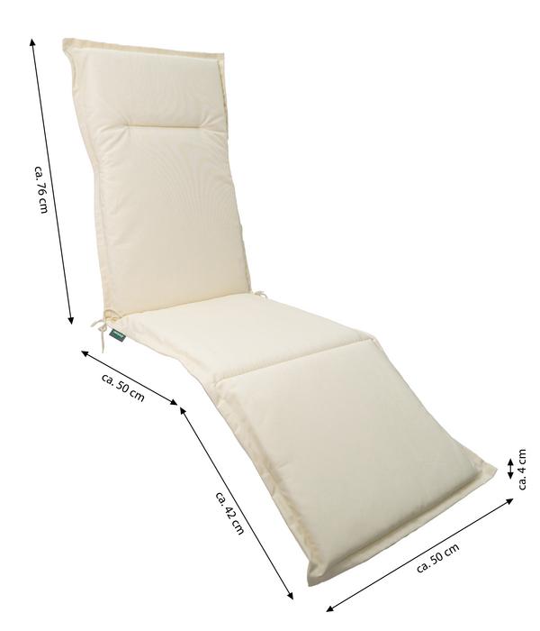 Dehner Relaxauflage Veneto, ca. B50/H4/T168 cm