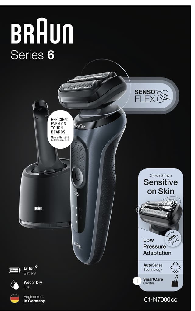 Braun Series 6 barbermaskine 61-N7000cc