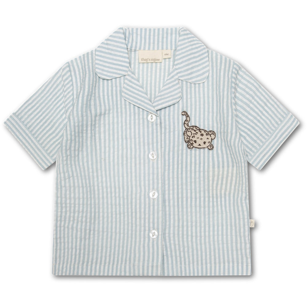 Køb That's Mine Blue Stripe Ino Skjorte