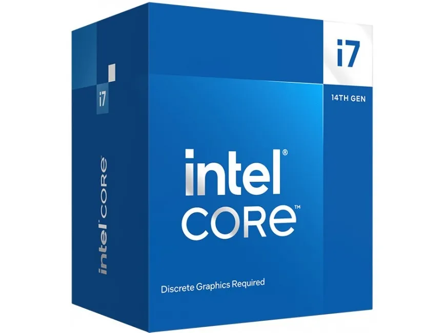 Intel® | Core™ i7-14700F - 20-Core - 3,4 GHz (Op til 5,6 GHz Turbo) - LGA1700-Socket | Box
