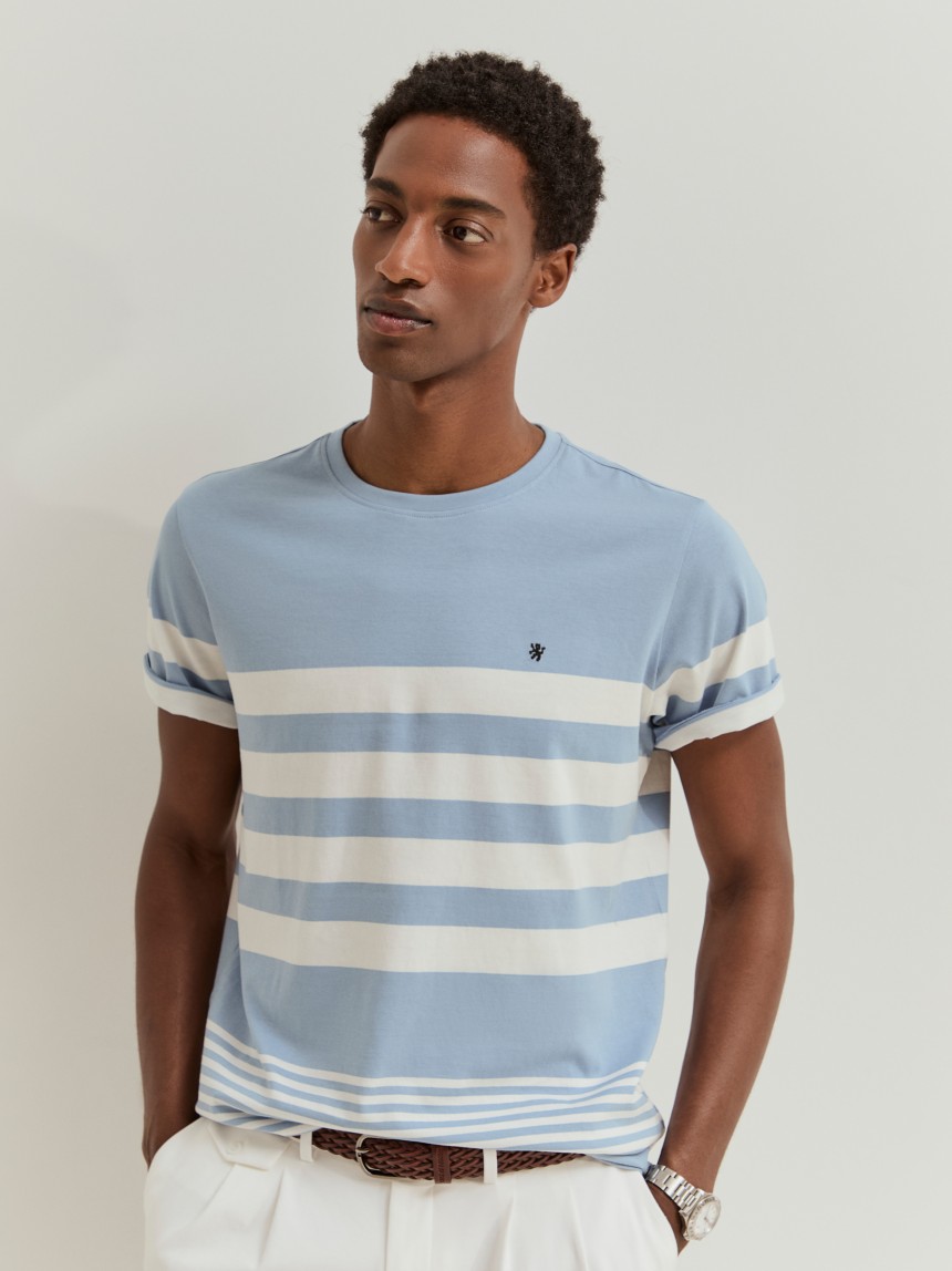 T-shirt em algodão