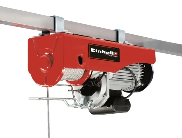 Einhell TC-EH 1000, 999 kg, 18 m, 9 m, 4 m/min, 8 m/min, 1600 W