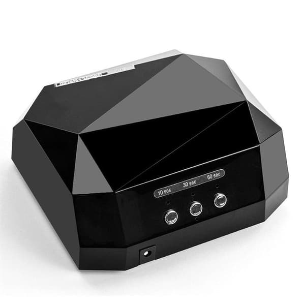 UV-lampe for negletørking - Profesjonell negletørker - Black